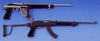 Butler Creek Folding 10/22 Stock, Blued